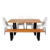 67-Inch Table with 4 Chairs