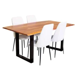 67-Inch Table with 4 Chairs