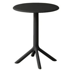 Indoor/Outdoor Resin Round Dining Table –