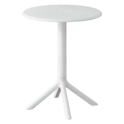Indoor/Outdoor Resin Round Dining Table –