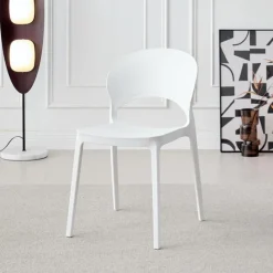 Indoor/Outdoor Resin Stackable Chair -