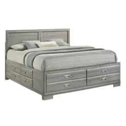 King Bed with Drawers & Headboard - 78