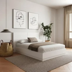 Nexera King Bed with Headboard (78