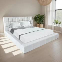 King Bed with Reading Lights and Console (78")