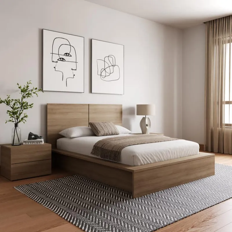 Nexera King Bedroom Set (78") - 4pcs -