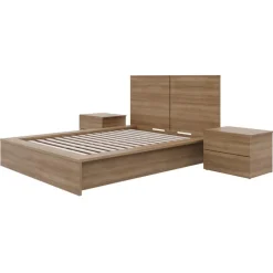 Nexera King Bedroom Set (78") - 4pcs -