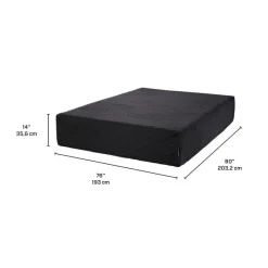 Dreamstar King Medium-Firm Memory Foam Mattress-in-a-Box - 78"