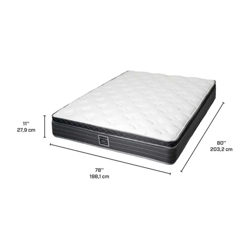 Dreamstar King Medium-FirmMattress with Springs - 78"