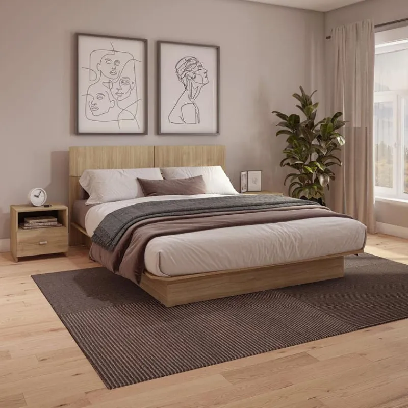 SUA-V King Platform Bed (78")