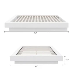 Nexera King Platform Bed (78") -