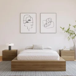 Nexera King Platform Bed (78