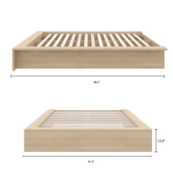 Nexera King Platform Bed (78