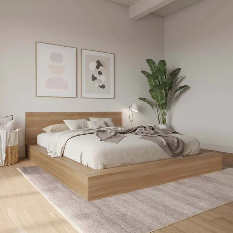 Nexera King Platform Bed with Headboard (78") -