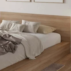 Nexera King Platform Bed with Headboard (78