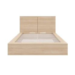 Nexera King Platform Bed with Headboard (78") -
