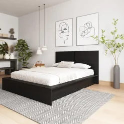 Nexera King Platform Bed with Headboard (78") -