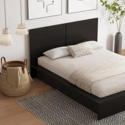 Nexera King Platform Bed with Headboard (78