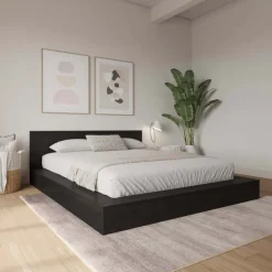Nexera King Platform Bed with Headboard (78") -