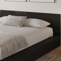 Nexera King Platform Bed with Headboard (78