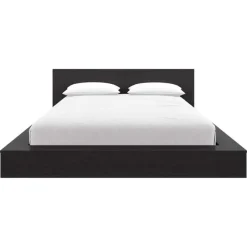 Nexera King Platform Bed with Headboard (78