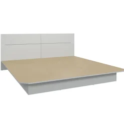 SUA-V King Platform Bed with Headboard (78")