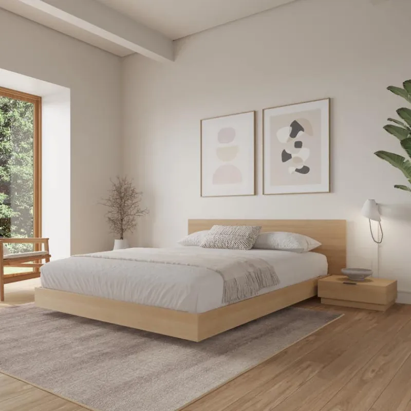 Nexera King Platform Bedroom Set (78") - 4 pcs -