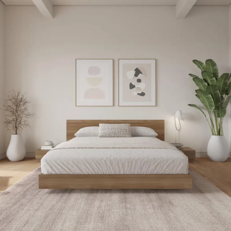 Nexera King Platform Bedroom Set (78") - 4 pcs -