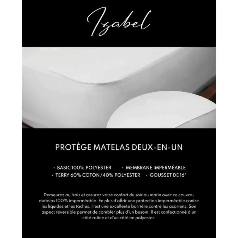 King Reversible Waterproof Mattress Protector