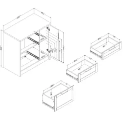 Meubles South Shore Kitchen Island - South Shore