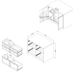 Meubles South Shore Kitchen Island - South Shore