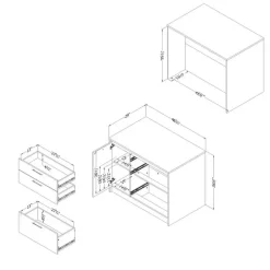 Meubles South Shore Kitchen Island - South Shore