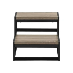 Monarch Ladder - 2 step stool / / black metal -