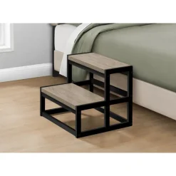 Monarch Ladder - 2 step stool / / black metal -