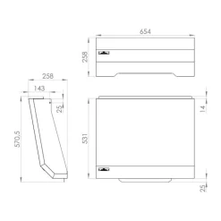 LEMAR Le Marquier 60 cm Cover for Pure 260 Grill