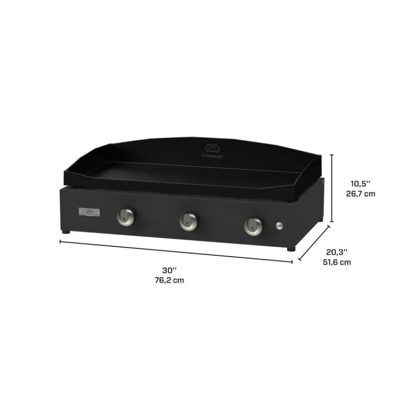 LEMAR Le Marquier Pure 375 Gas Plancha - 24 566 BTU