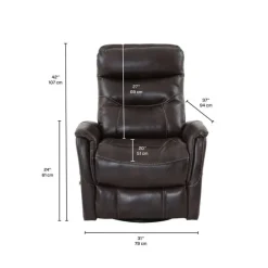 Leather Swivel Recliner