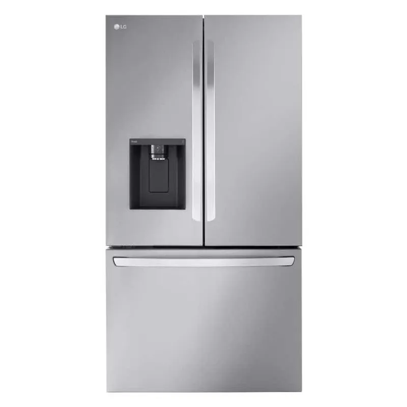 LG 26 Cu Ft 36 In Refrigerator Bottom Freezer, French door - LRFXC2606S