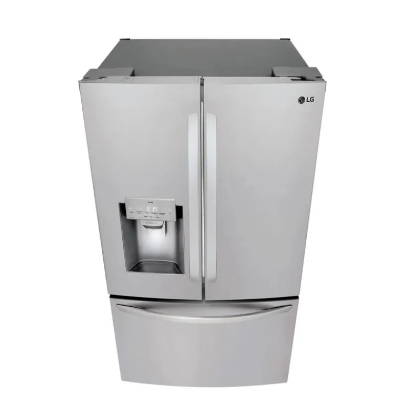 LG 28 Cu ft 36 In Refrigerator Bottom Freezer, French door - LHFS28XBS