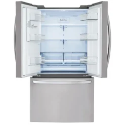 LG 28 Cu ft 36 In Refrigerator Bottom Freezer, French door - LHFS28XBS