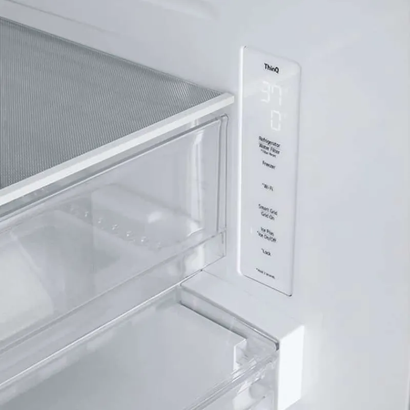 LG 25 Cu Ft 33 In Refrigerator Bottom Freezer, French door - LF25S6200S