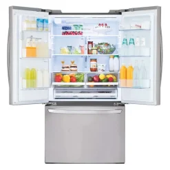 LG 28 Cu ft 36 In Refrigerator Bottom Freezer, French door - LRFS28XBS