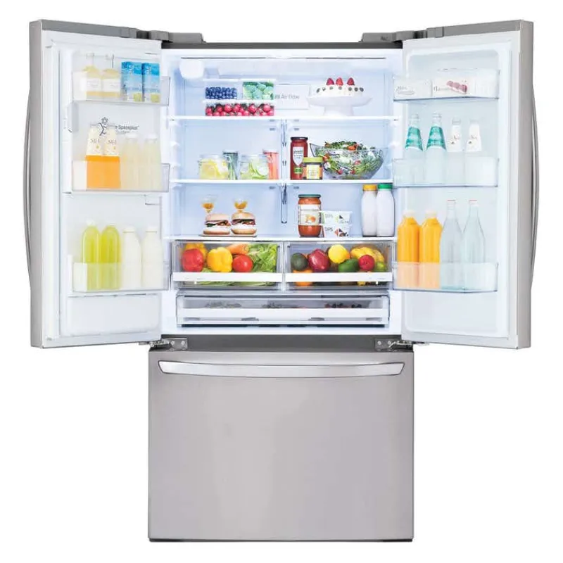 LG 28 Cu ft 36 In Refrigerator Bottom Freezer, French door - LRFS28XBS