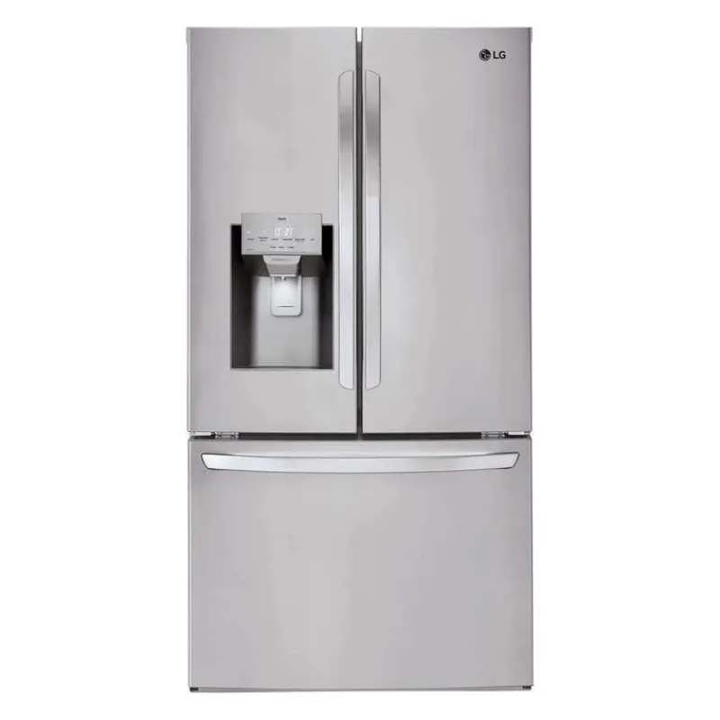 LG 28 Cu ft 36 In Refrigerator Bottom Freezer, French door - LRFS28XBS