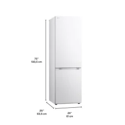 LG 13 Cu Ft 24 In Refrigerator Bottom Freezer - LB12C2000W