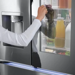 LG 31 Cu Ft 36 In Refrigerator Bottom Freezer, French door - LRYKS3106S