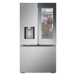 LG 31 Cu Ft 36 In Refrigerator Bottom Freezer, French door - LRYKS3106S