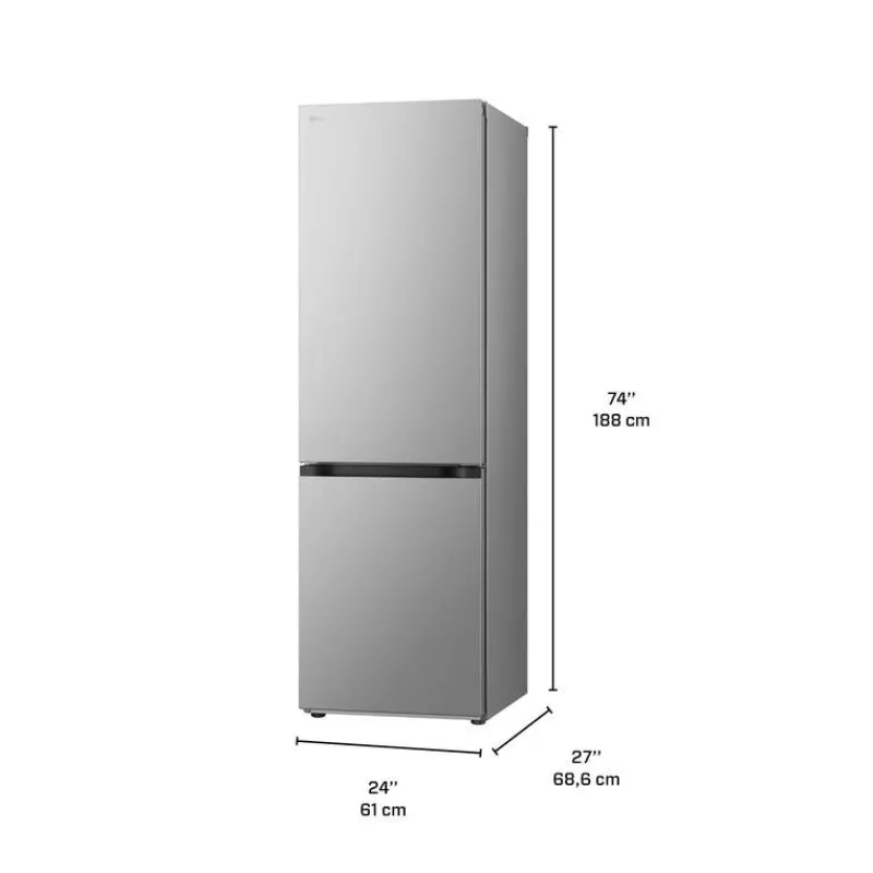 LG 12 Cu Ft 24 In Refrigerator Bottom Freezer - LB12C2000V