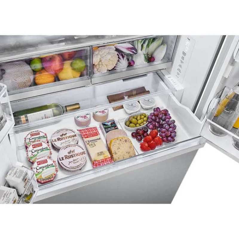 LG 26 Cu Ft 36 In Refrigerator Bottom Freezer, French door - LRYXC2606S