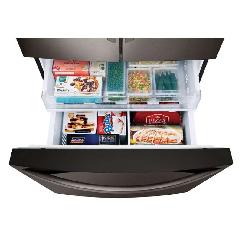 LG 28 Cu ft 36 In Refrigerator Bottom Freezer, French door - LRFS28XBD