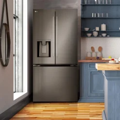 LG 25 Cu Ft 33 In Refrigerator Bottom Freezer, French door - LF25H6330D